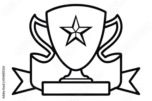 Represents achievement, victory, or a top award in competitions or recognition events. 