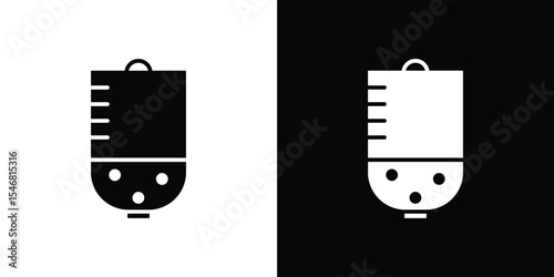 IV icon of a flat style vector