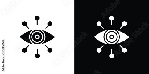 Impressions icon of a flat style vector