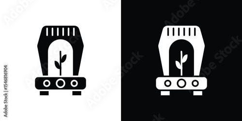 Incubator icon of a flat style vector