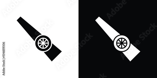 Kazoo icon of a flat style vector