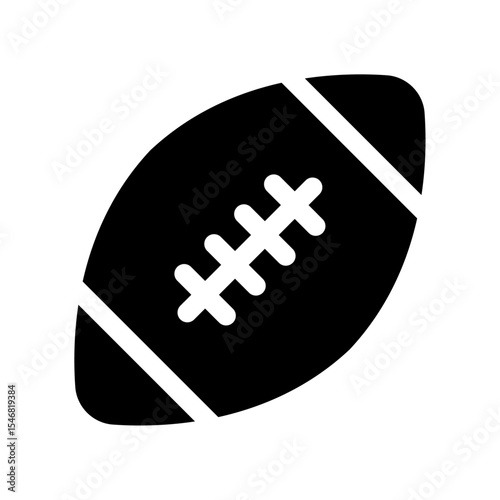 American Football Icon Gridiron Glory, Touchdown Design Element