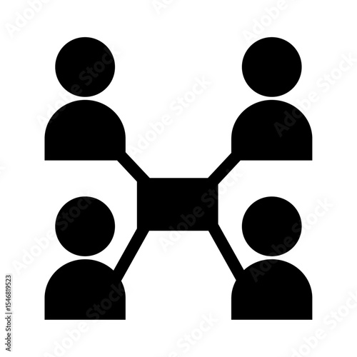 Networking Icon  Connecting People Through Collaboration and Shared Goals
