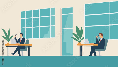 Contact us via email, phone or office location, communicate with customer or client, business information or channel for business contact concept, businessman with telephone, email and location pi