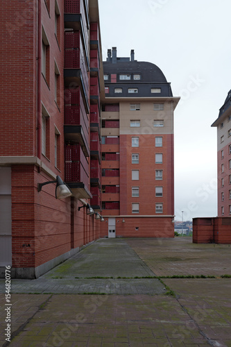red brick building with windows