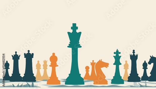 Succession planning, baton pass or relay responsibility, authority to employee, work delegation, support, appointment or mentorship concept, businessman boss on king chess baton pass to his successo