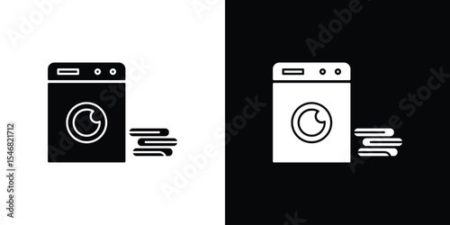 Laundry icon of a flat style vector