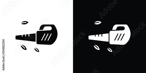 Leaf blower icon of a flat style vector