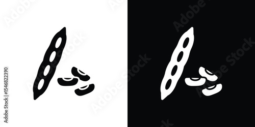 Legume icon of a flat style vector