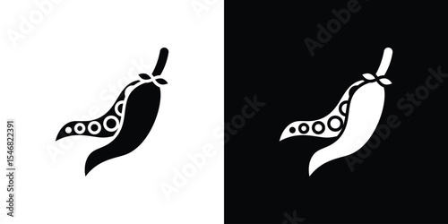 Legume icon of a flat style vector