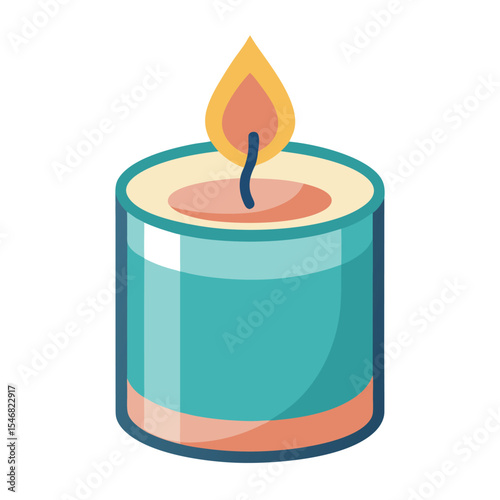 Scented candle vector