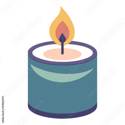 Scented candle vector