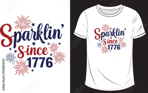 Sparklin Since 1776 vintage patriotic