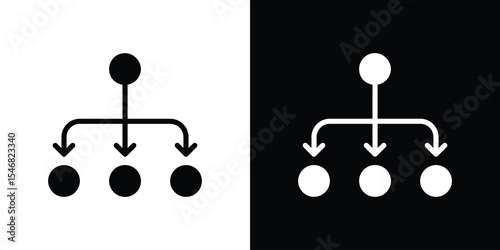 Foto Load balancer icon of a flat style vector