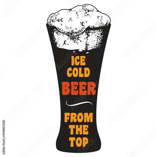 Enjoying a cold beer with friends in summer