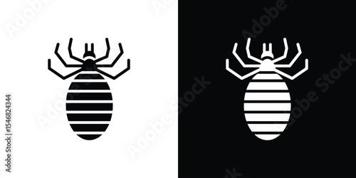 Louse icon of a flat style vector