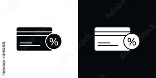 Loyalty card icon of a flat style vector