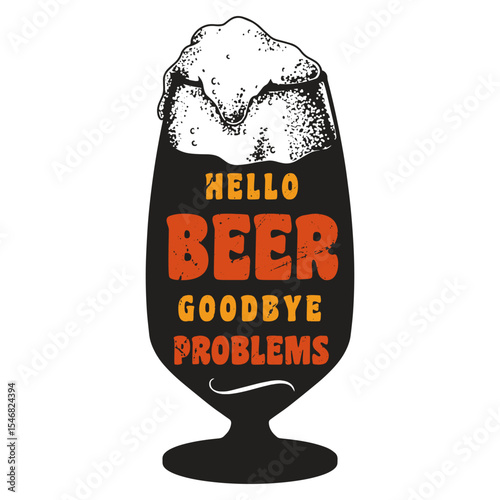 Enjoying beer with a positive mindset