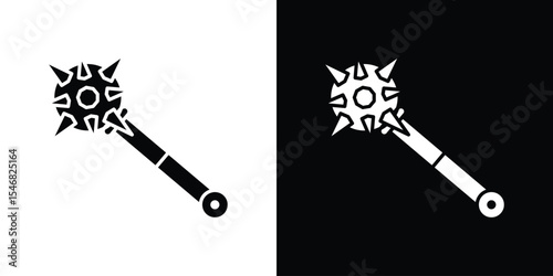 Mace icon of a flat style vector