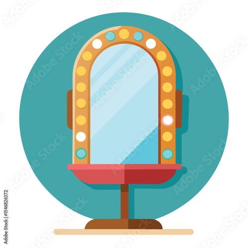 Dressing room mirror