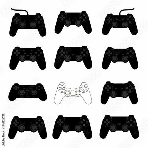 Gamepad controller collection for gaming and entertainment