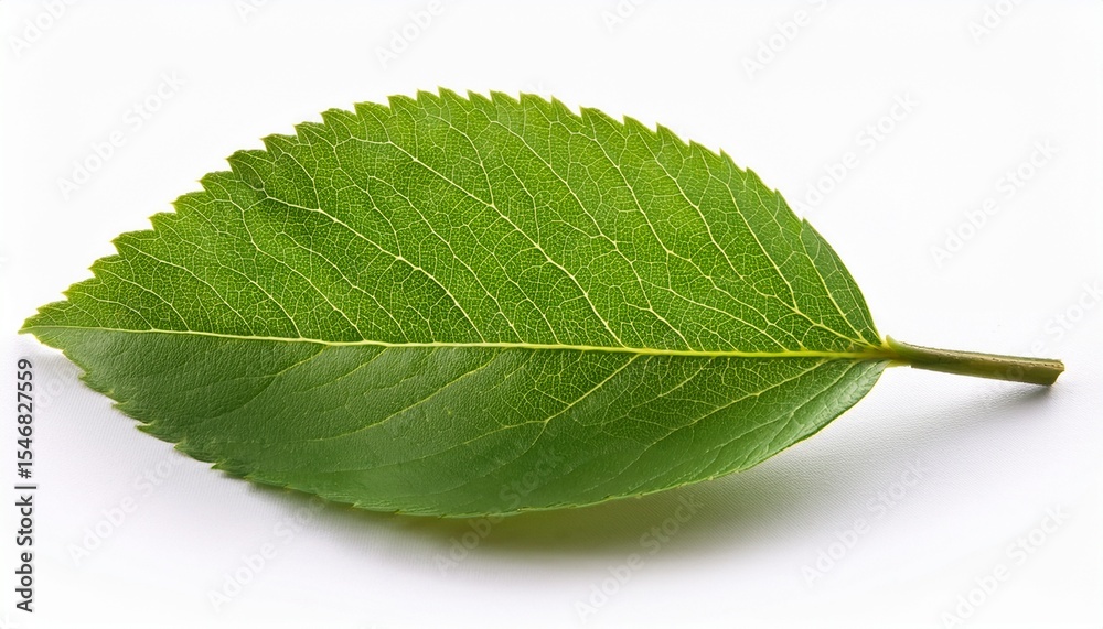 Fototapeta premium gentle green branch isolated on a white background