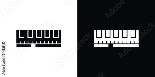 Memory icon of a flat style vector