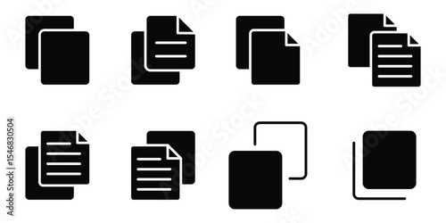 Copy icon sign. copy duplicate layer icon set, copy paste icon for websites, apps ,UI or UX. vector illustration.