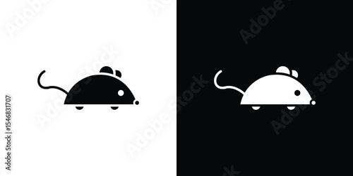 Mouse toy icon of a flat style vector