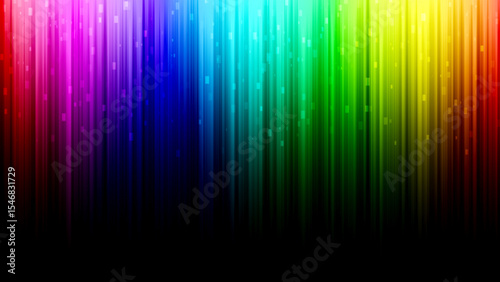 Colorful gradient stripes with pixel sparkle effect in vertical orientation