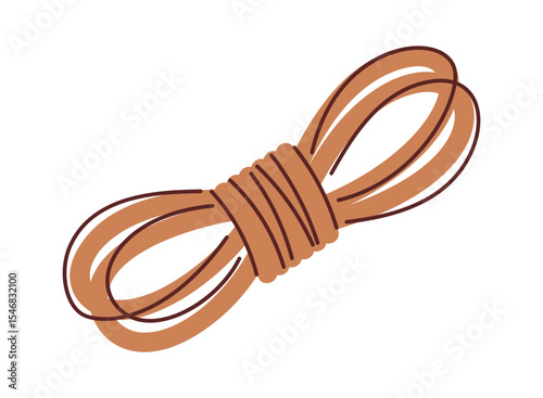 Garden rope hand drawn element