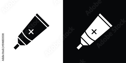 Ointment icon of a flat style vector