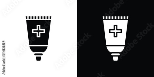 Ointment icon of a flat style vector