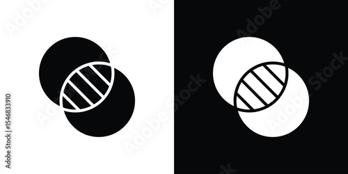 Opacity icon of a flat style vector