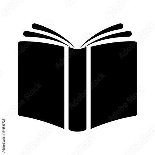 Open Book Icon A Simple, Versatile Illustration for Education, Reading, and Knowledge
