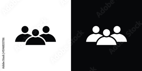 people icon, vector design art.