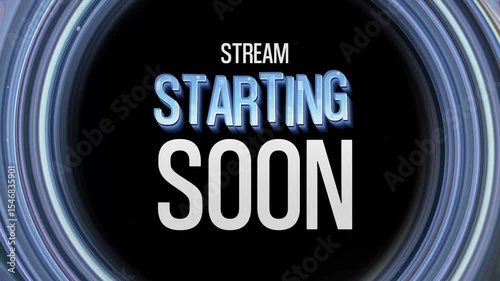 Stream Starting Soon Overlay Animation for Streamers – 4K 