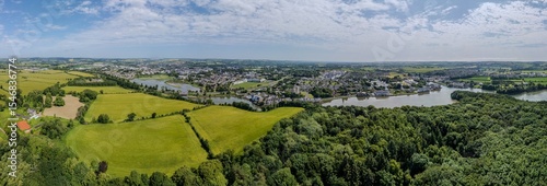 Midleton, Cork, Ireland - Panorama in the summer, drone