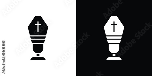 Pope icon of a flat style vector