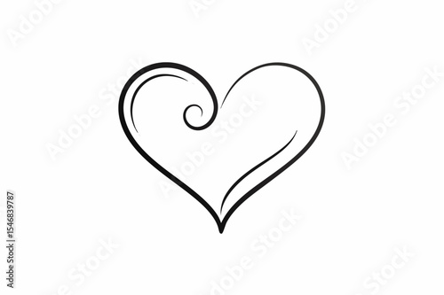 A metallic heart-shaped chain symbolizes love and passion, perfect for Valentine's Day romance
