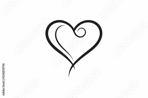 A passionate red heart, the ultimate symbol of love and romance, perfect for Valentine's Day designs