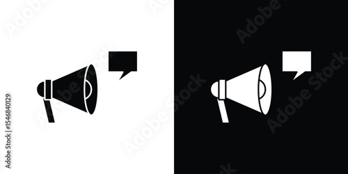 Promotion icon of a flat style vector