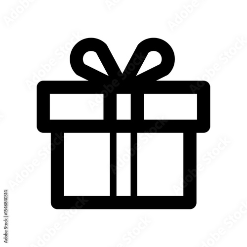 Gift Box Icon A Simple, Elegant Design for Your Projects