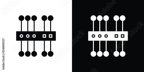 Proxy server icon of a flat style vector