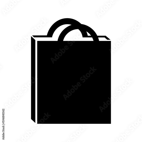Shopping Bag Icon Simple, Versatile Design for Retail and E-commerce