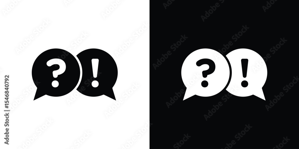 Fototapeta premium QNA icon of a flat style vector