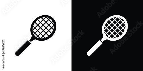 Racquet icon of a flat style vector