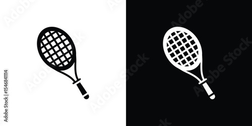 Racquet icon of a flat style vector