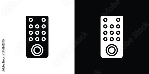 Remote control icon of a flat style vector
