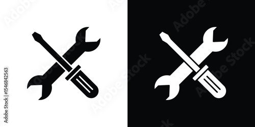 Repair icon of a flat style vector